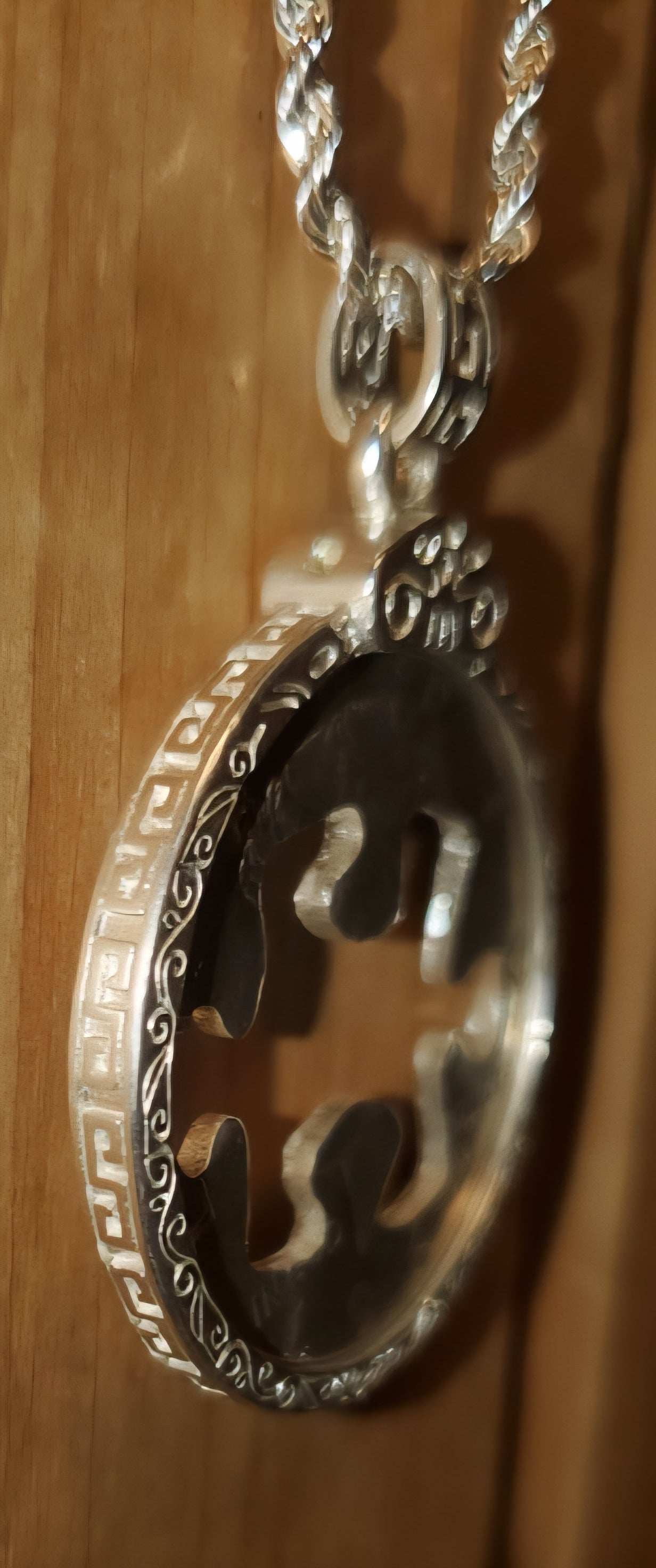 Signature Silver Half Dollar Autism Puzzle Necklace