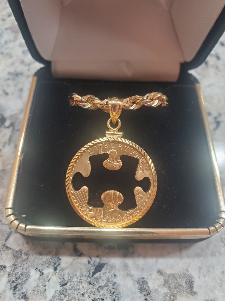 Custom Platinum/Gold/ Silver Necklaces